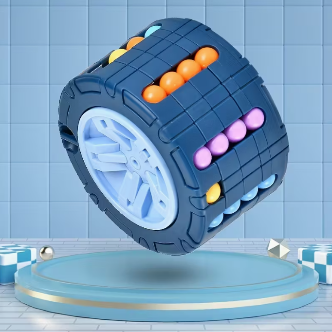 3D zylindrischer Würfel