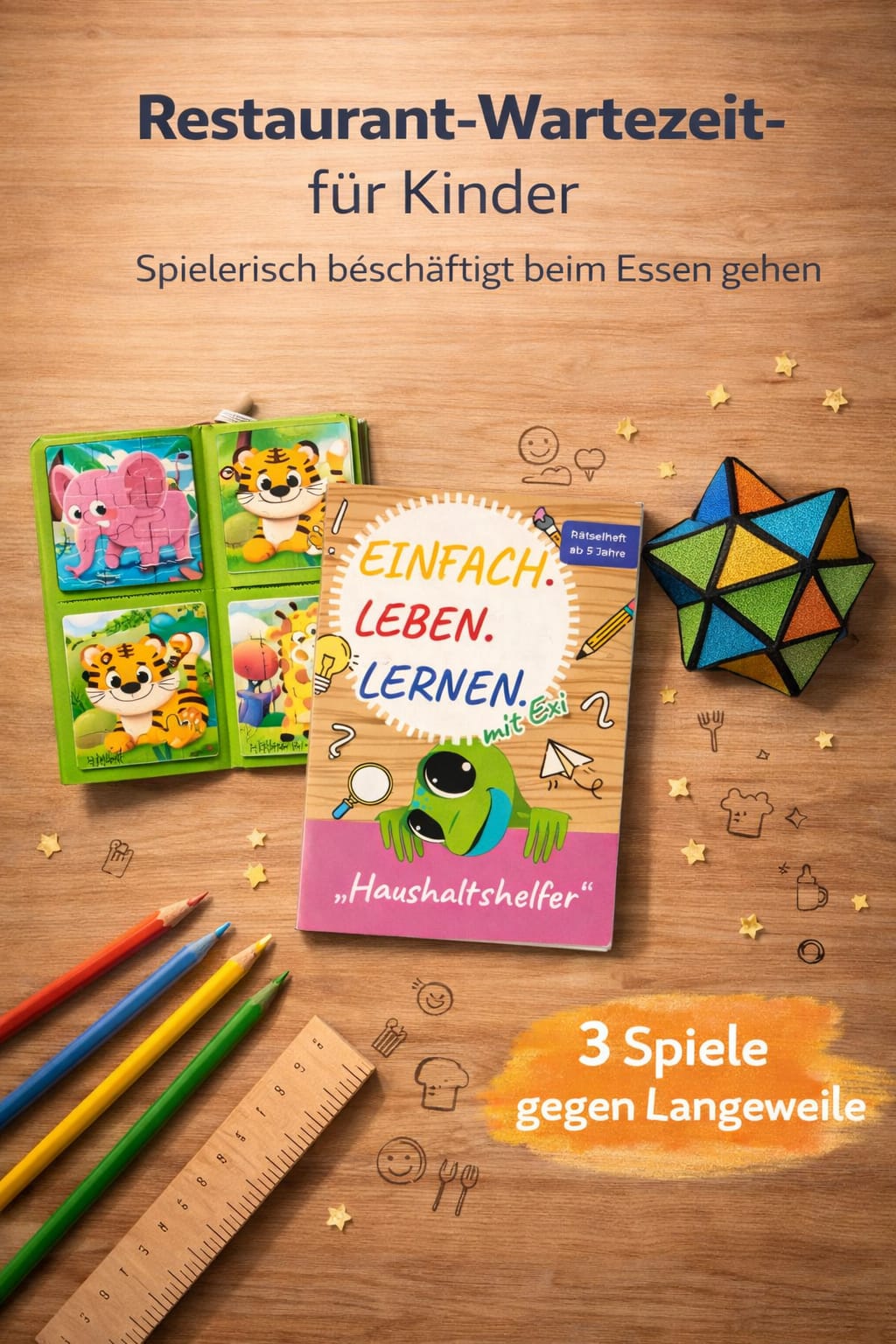 Restaurant-Beschäftigungs-Set - Spare 2,80€ im Set