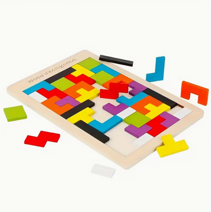 Holzblöcke Tangram