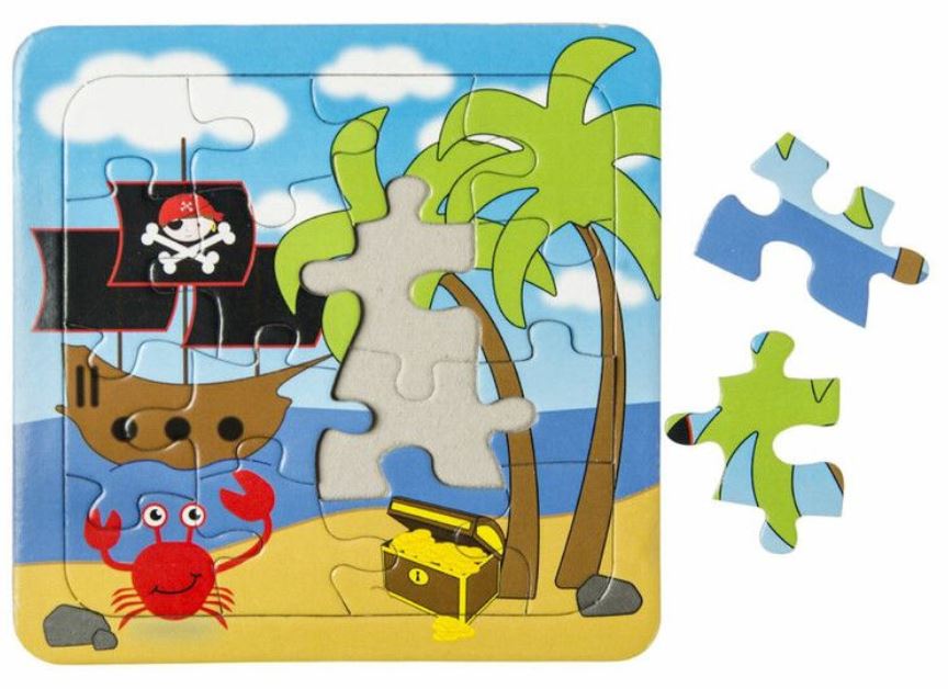 Puzzle - Pirat Motive