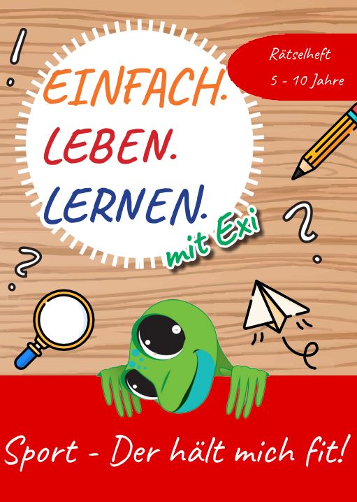 Kinderrätsel Sport - Der hält mich fit
