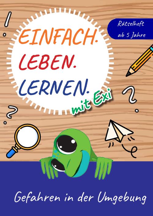 Kinderrätsel - Gefahren in der Umgebung
