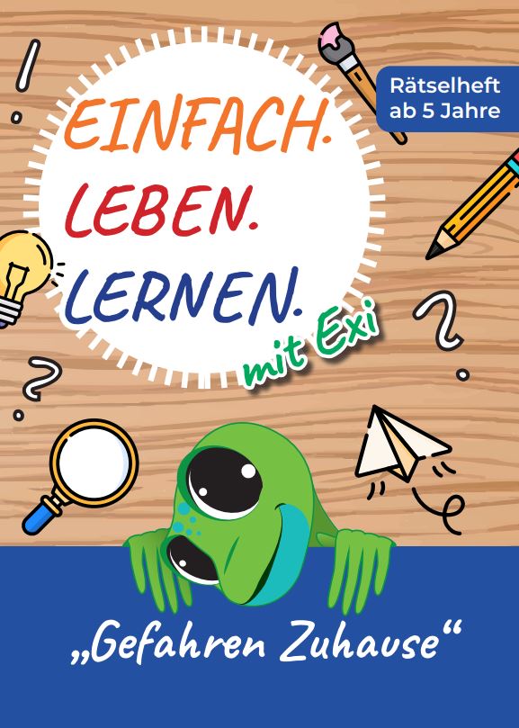 Kinderrätsel - Gefahren Zuhause