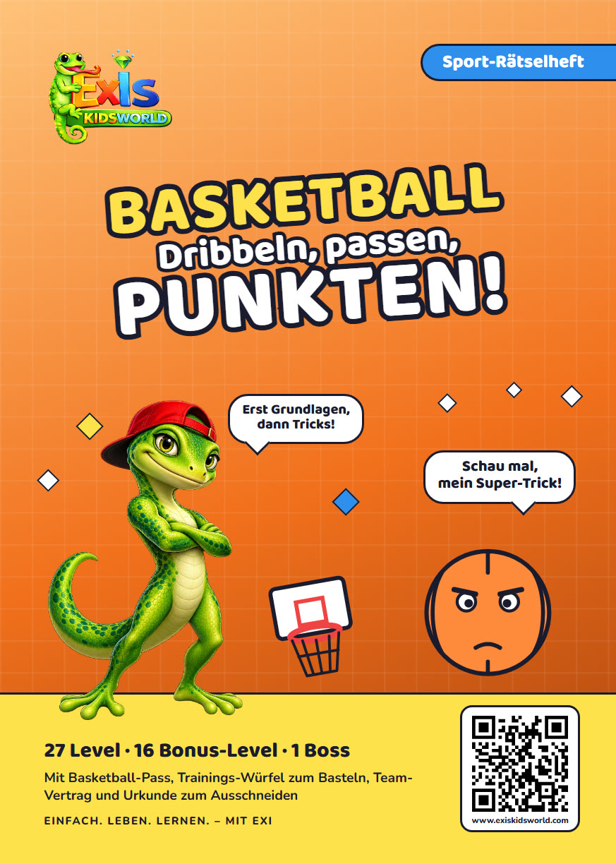 Rätselbuch Basketball, Titelseite