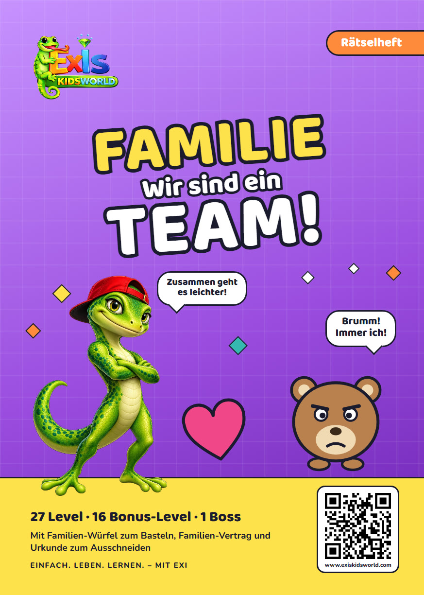 Rätselbuch Familie, Titelseite