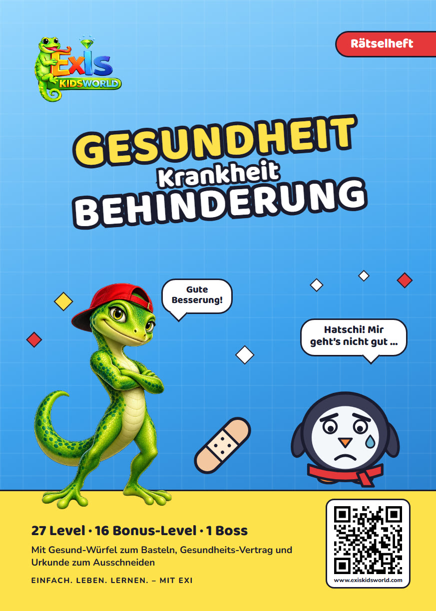 Rätselbuch Gesundheit, Krankheit, Behinderung, Titelseite