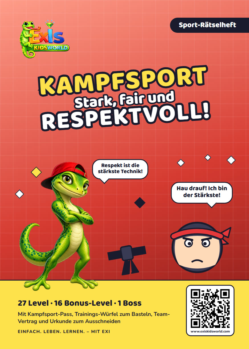 Rätselbuch Kampfsport, Titelseite