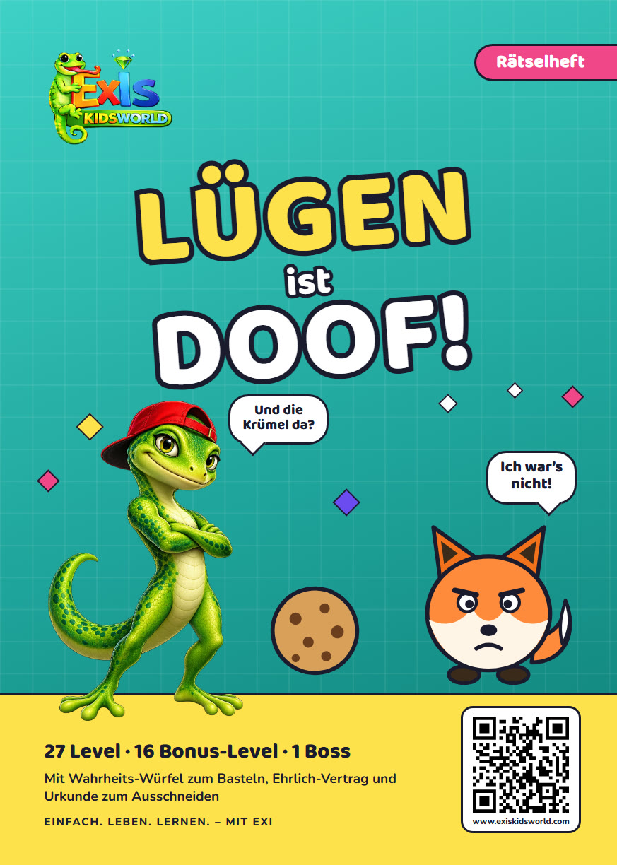 Rätselbuch Lügen ist doof!, Titelseite