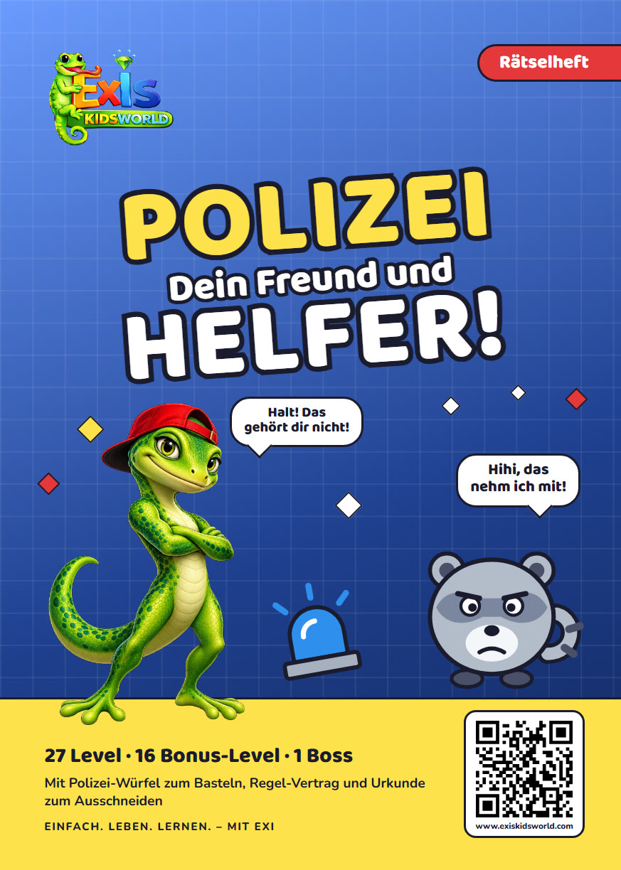 Rätselbuch Polizei, Titelseite