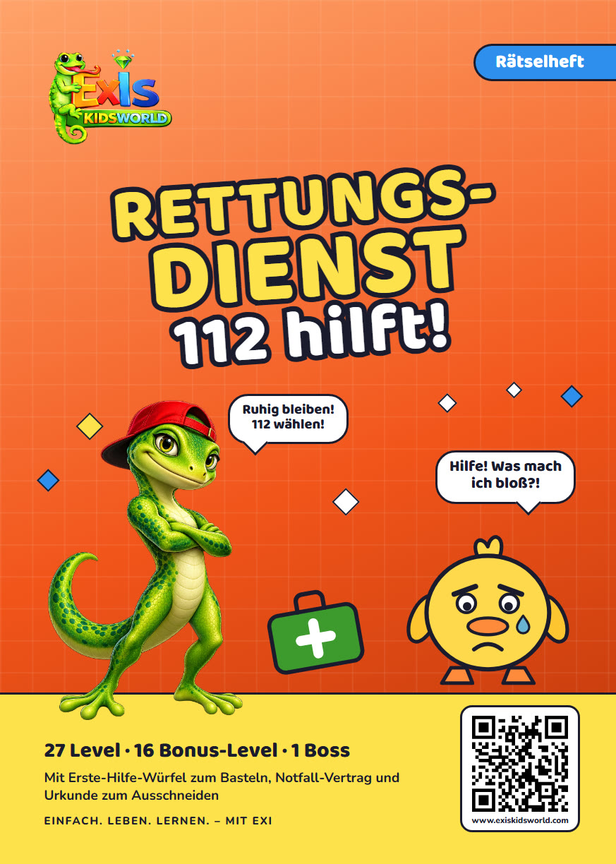 Rätselbuch Rettungsdienst, Titelseite