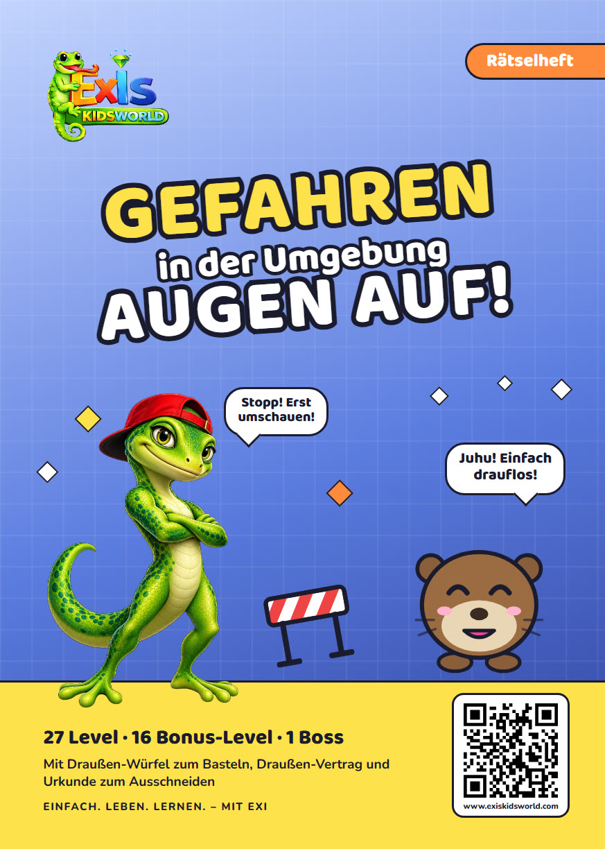 Rätselbuch Gefahren in der Umgebung, Titelseite