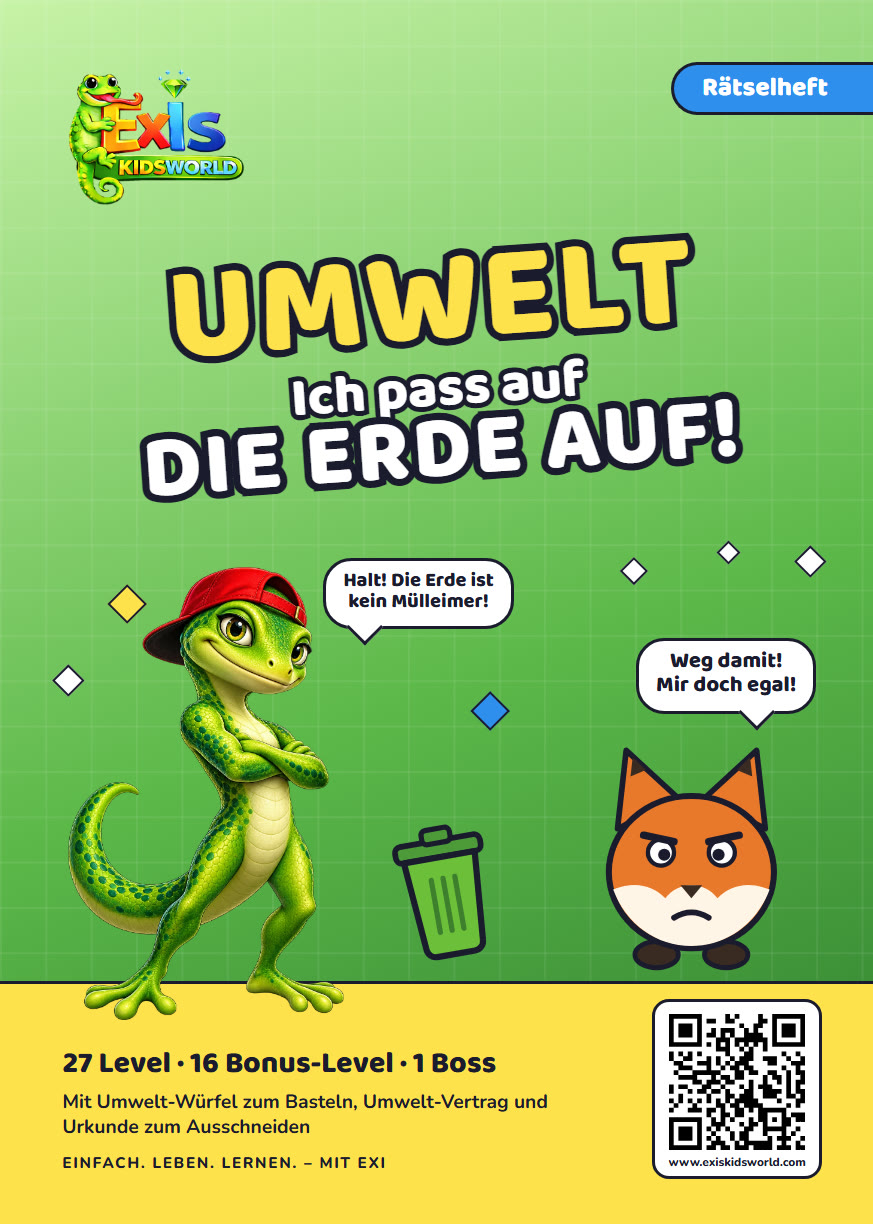 Rätselbuch Umweltbewusst durchs Leben, Titelseite
