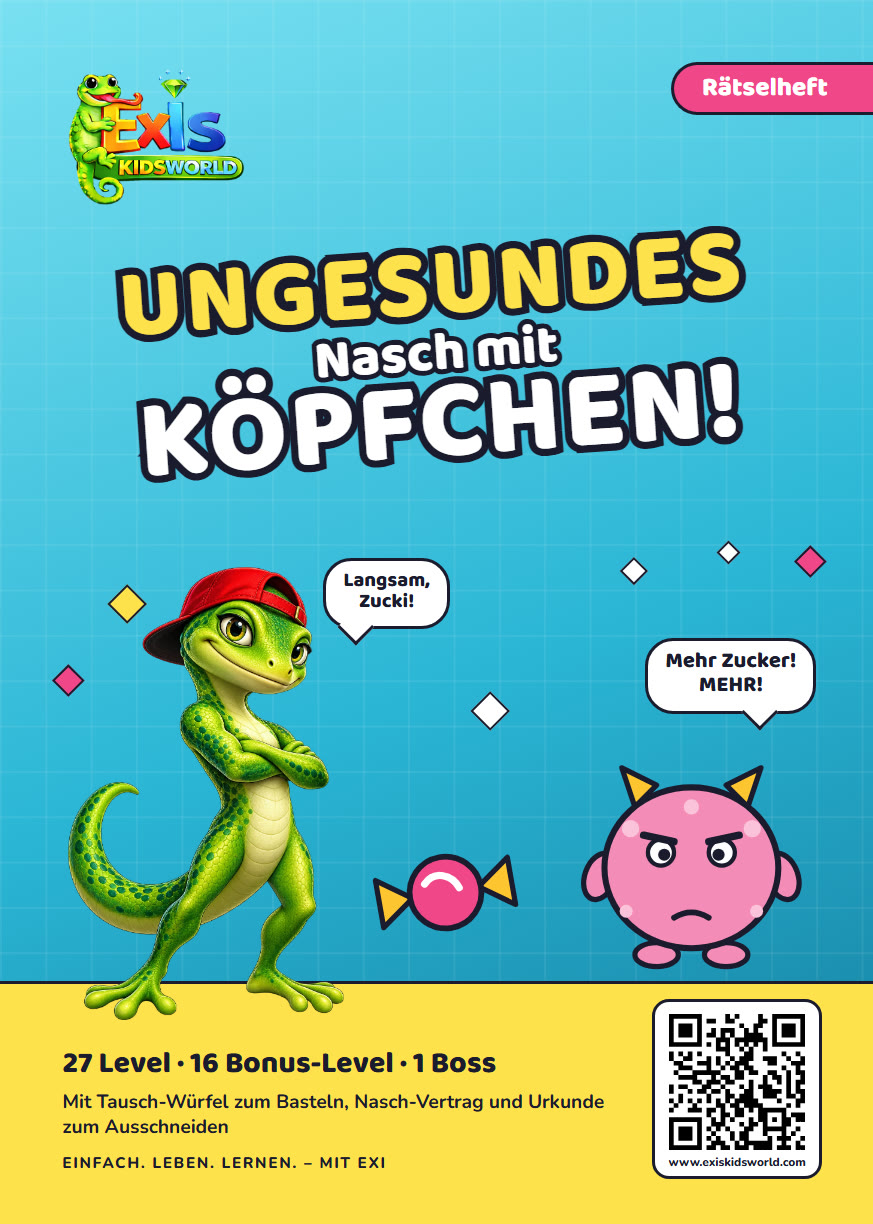 Rätselbuch Ungesundes, Titelseite
