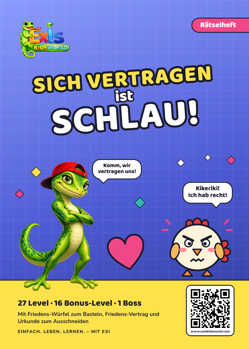 Rätselbuch Sich vertragen ist schlau!, Titelseite