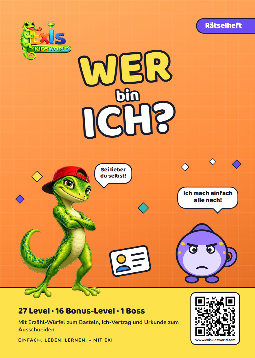 Rätselbuch Wer bin ich?, Titelseite